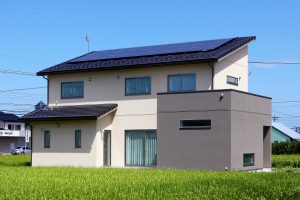 太陽光発電のあるエコ住宅