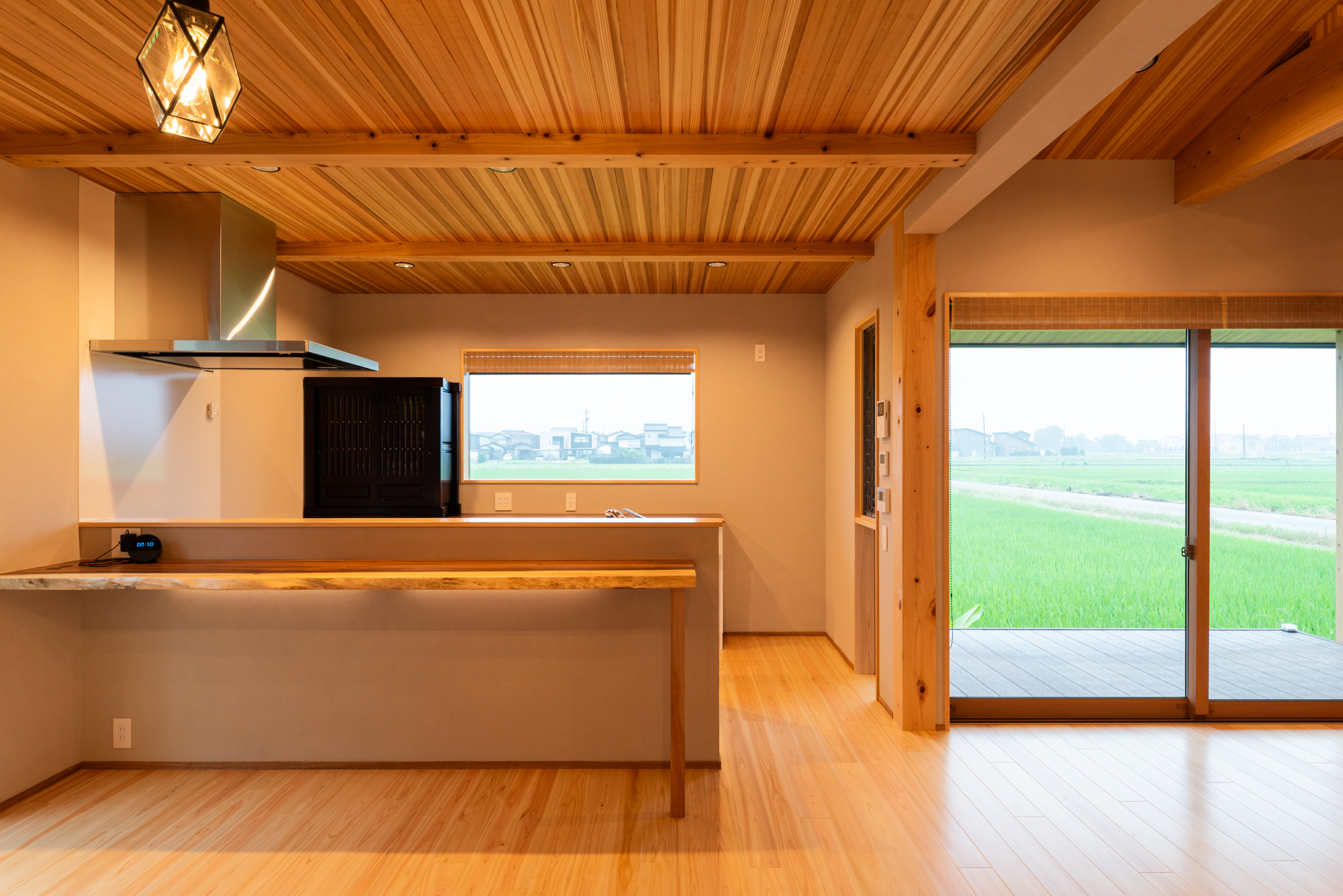 自然豊かな景色に癒される平屋住宅｜新築施工事例｜JAホーム｜(株)JA建設エナジー[石川県]